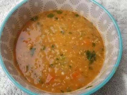 Red lentil soup