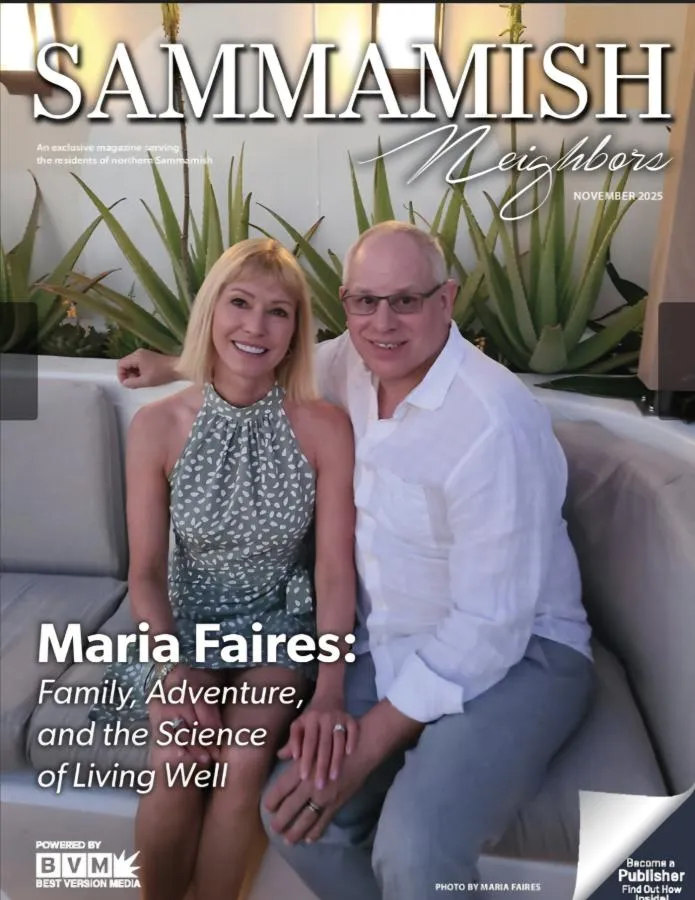 Maria Faires, RD and her husband George Naumann